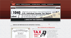 Desktop Screenshot of jmtaxrefund.com